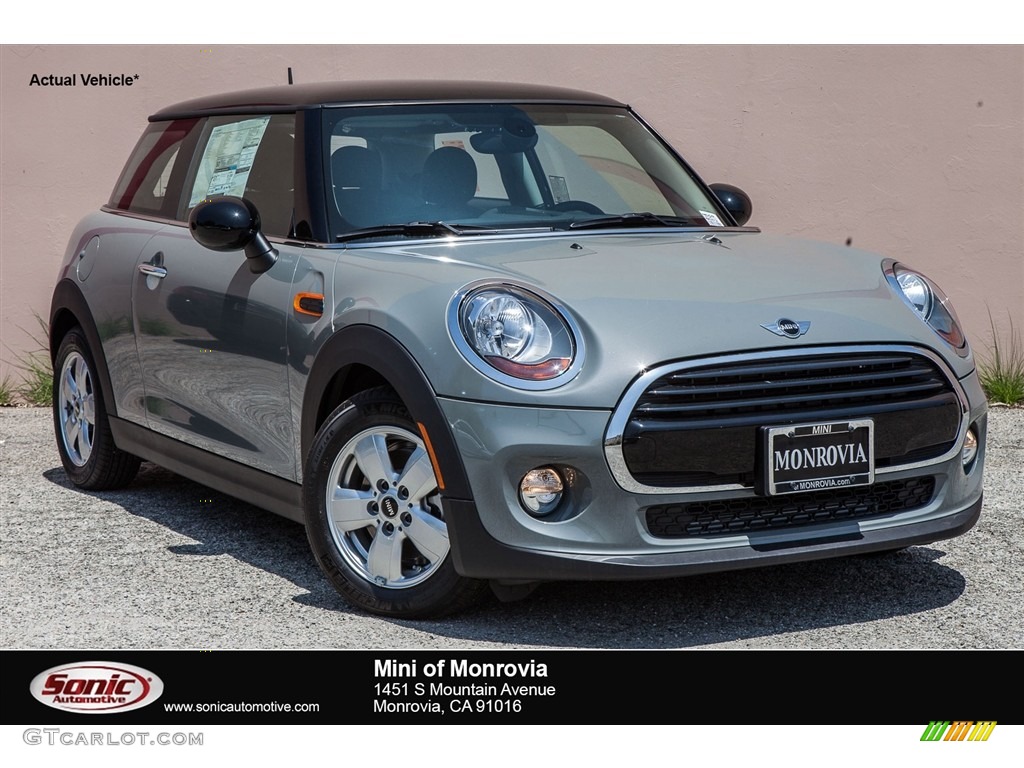 2016 Hardtop Cooper 2 Door - Moonwalk Gray Metallic / Carbon Black photo #1