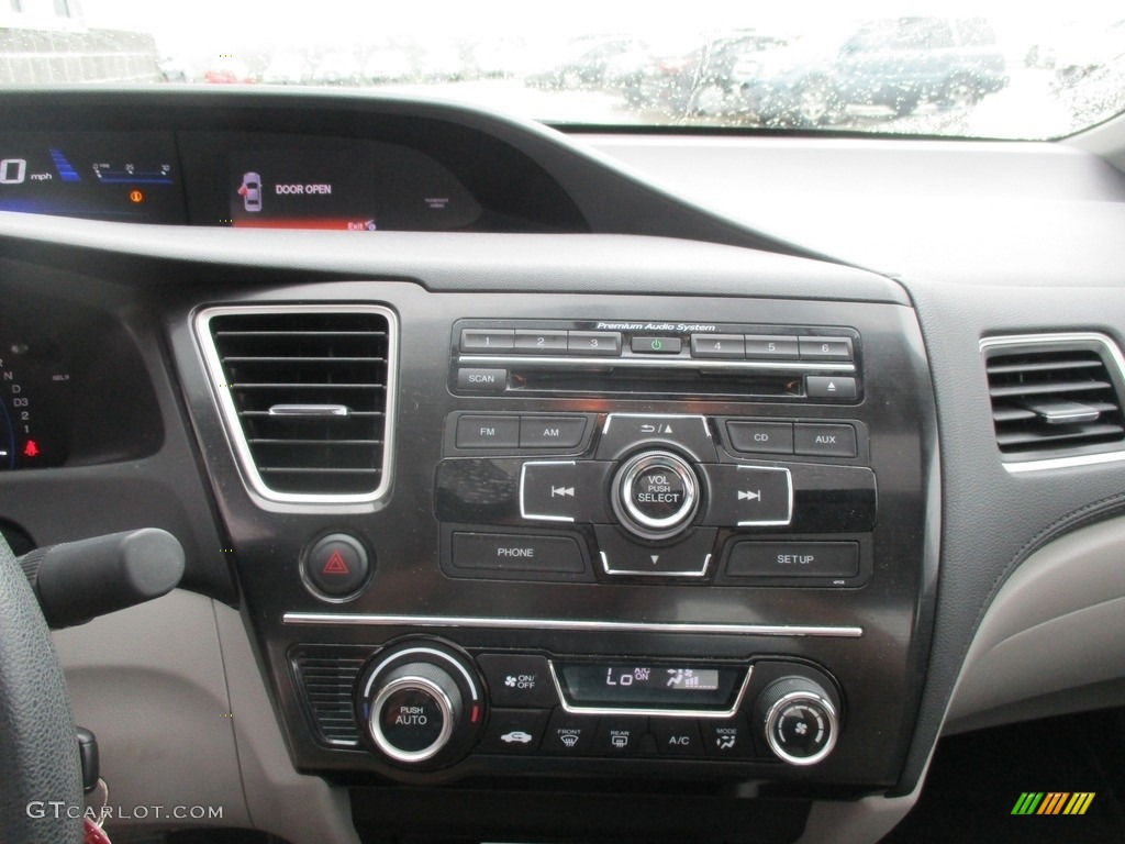 2013 Civic EX Coupe - Polished Metal Metallic / Gray photo #16