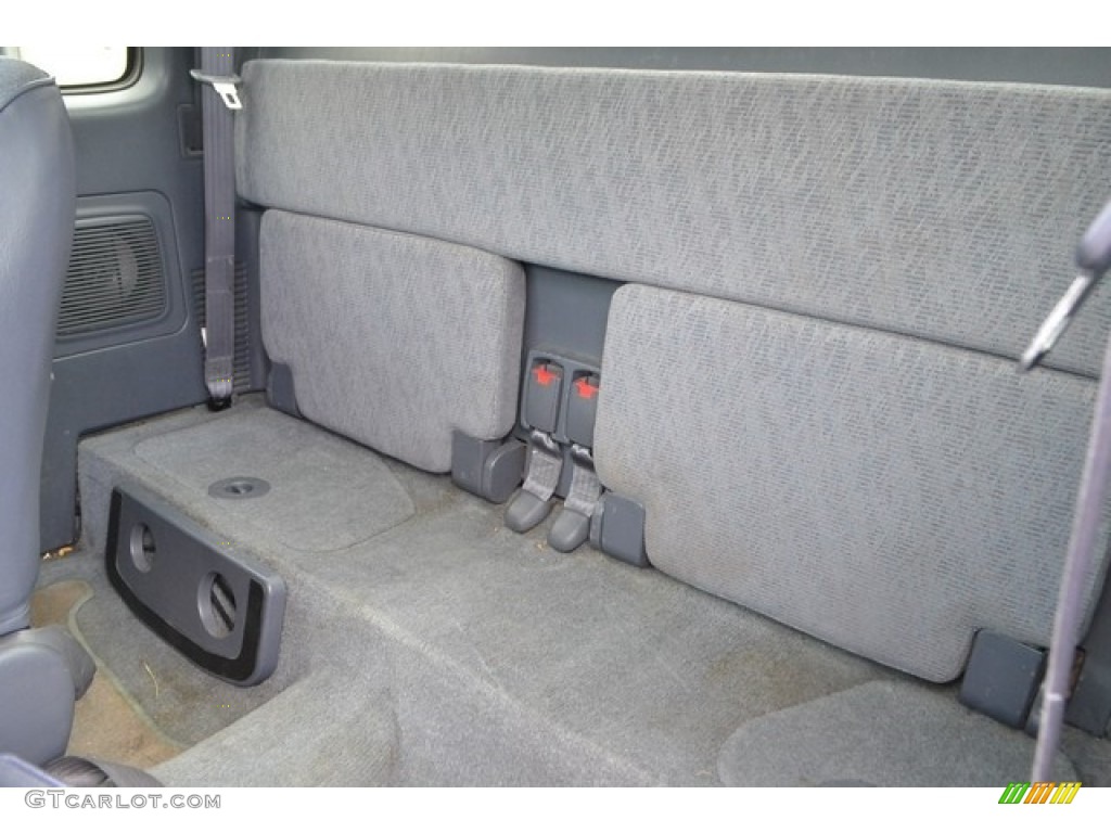 1999 Tacoma V6 Extended Cab 4x4 - Black Metallic / Gray photo #8
