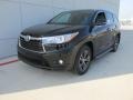 2016 Midnight Black Metallic Toyota Highlander XLE  photo #7