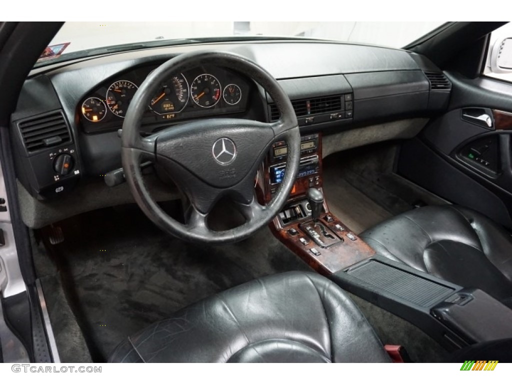 2000 SL 500 Roadster - Brilliant Silver Metallic / Black photo #34