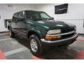 2002 Forest Green Metallic Chevrolet S10 LS Crew Cab 4x4  photo #5