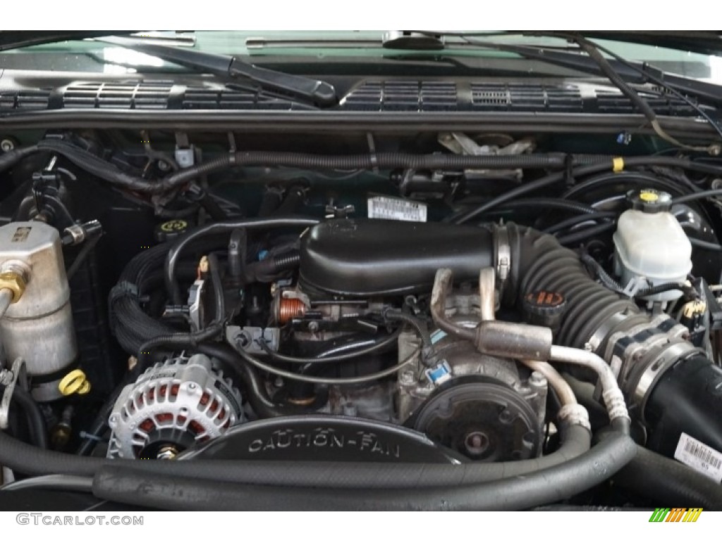 2002 S10 LS Crew Cab 4x4 - Forest Green Metallic / Graphite photo #48