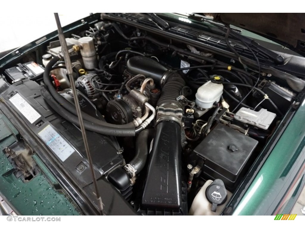 2002 S10 LS Crew Cab 4x4 - Forest Green Metallic / Graphite photo #50