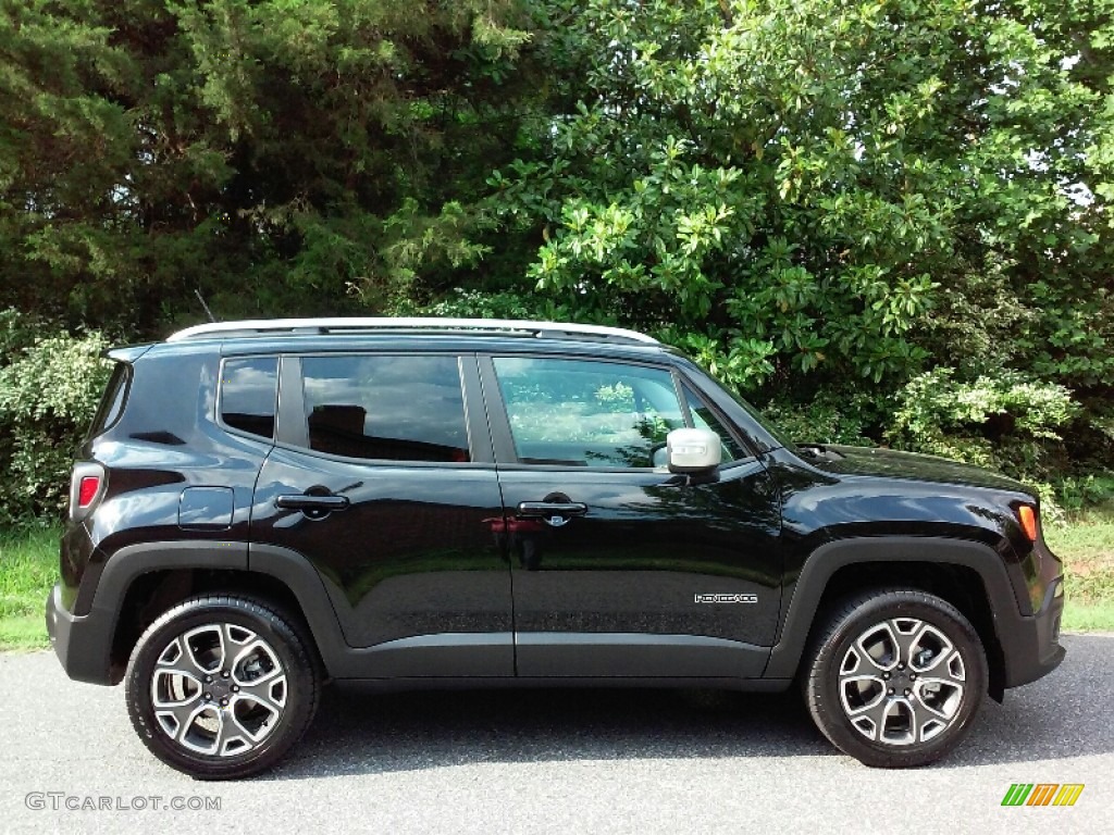 2016 Renegade Limited 4x4 - Black / Bark Brown/Ski Grey photo #5