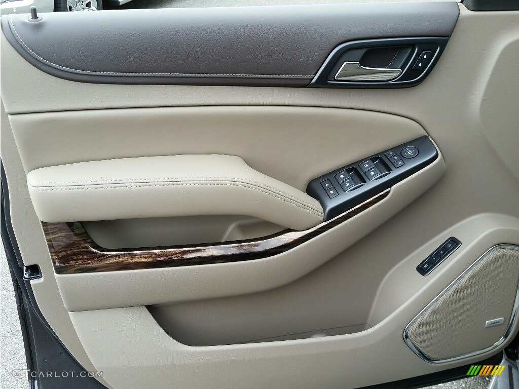 2016 GMC Yukon XL SLT 4WD Cocoa/Dune Door Panel Photo #112943154