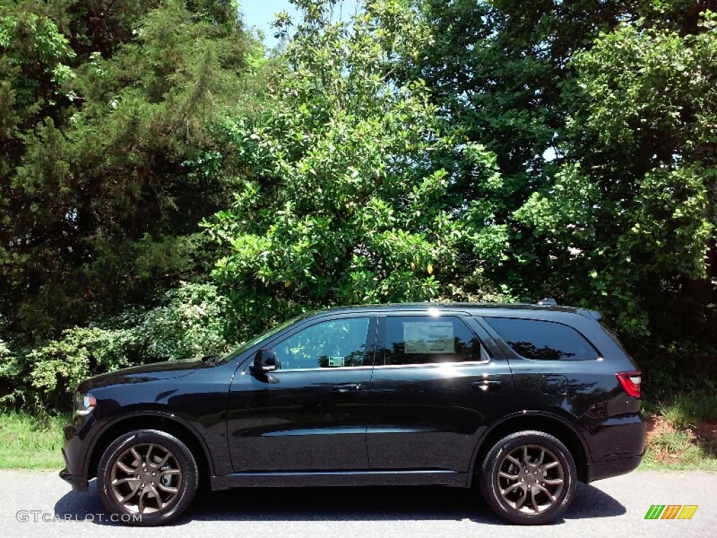 2016 Brilliant Black Crystal Pearl Dodge Durango Limited Brass Monkey