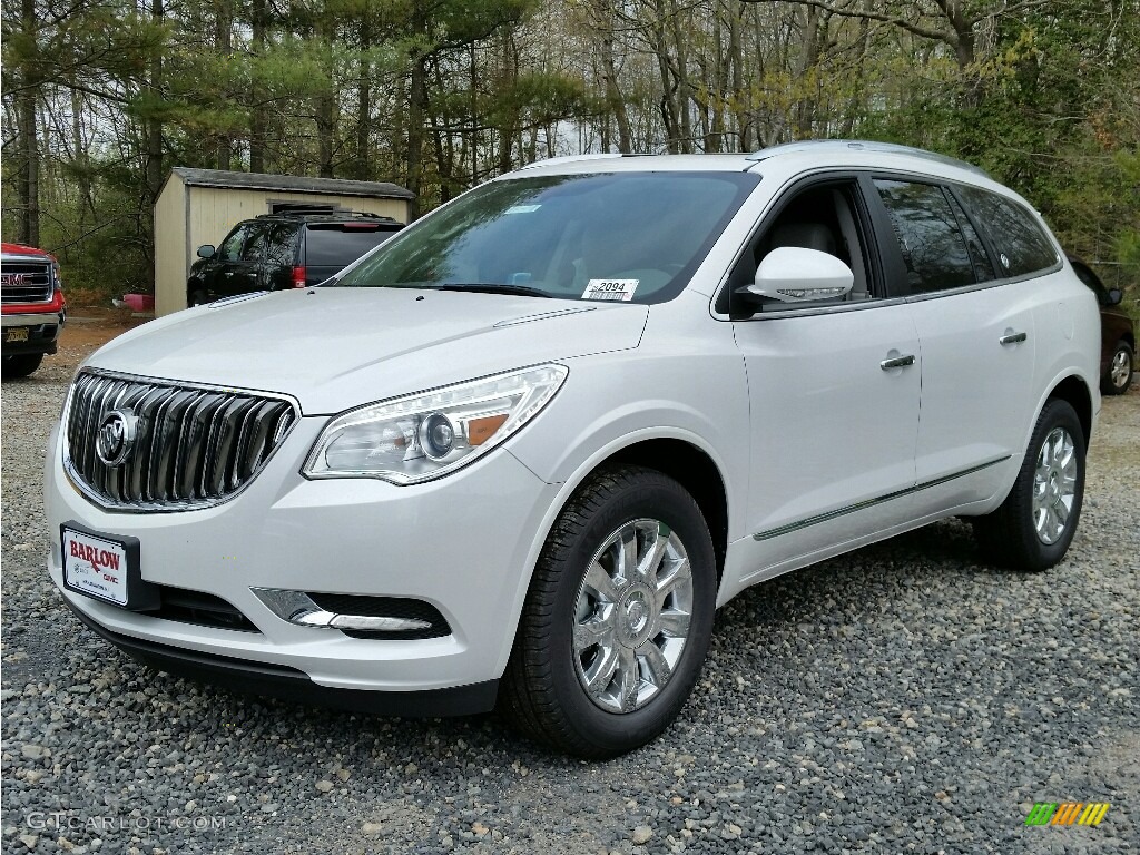 White Frost Tricoat Buick Enclave