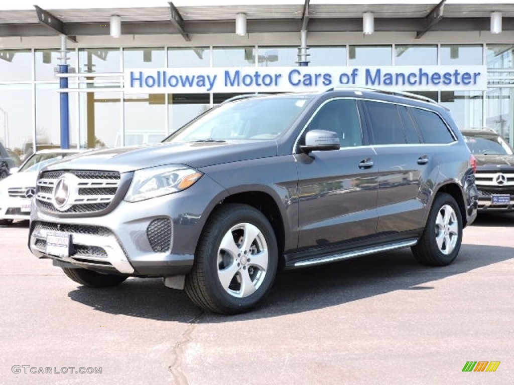 2017 GLS 450 4Matic - Selenite Grey Metallic / Espresso Brown photo #1
