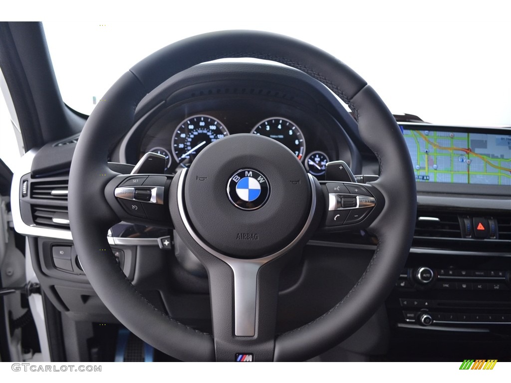 2016 BMW X5 xDrive35d Black Steering Wheel Photo #112946520
