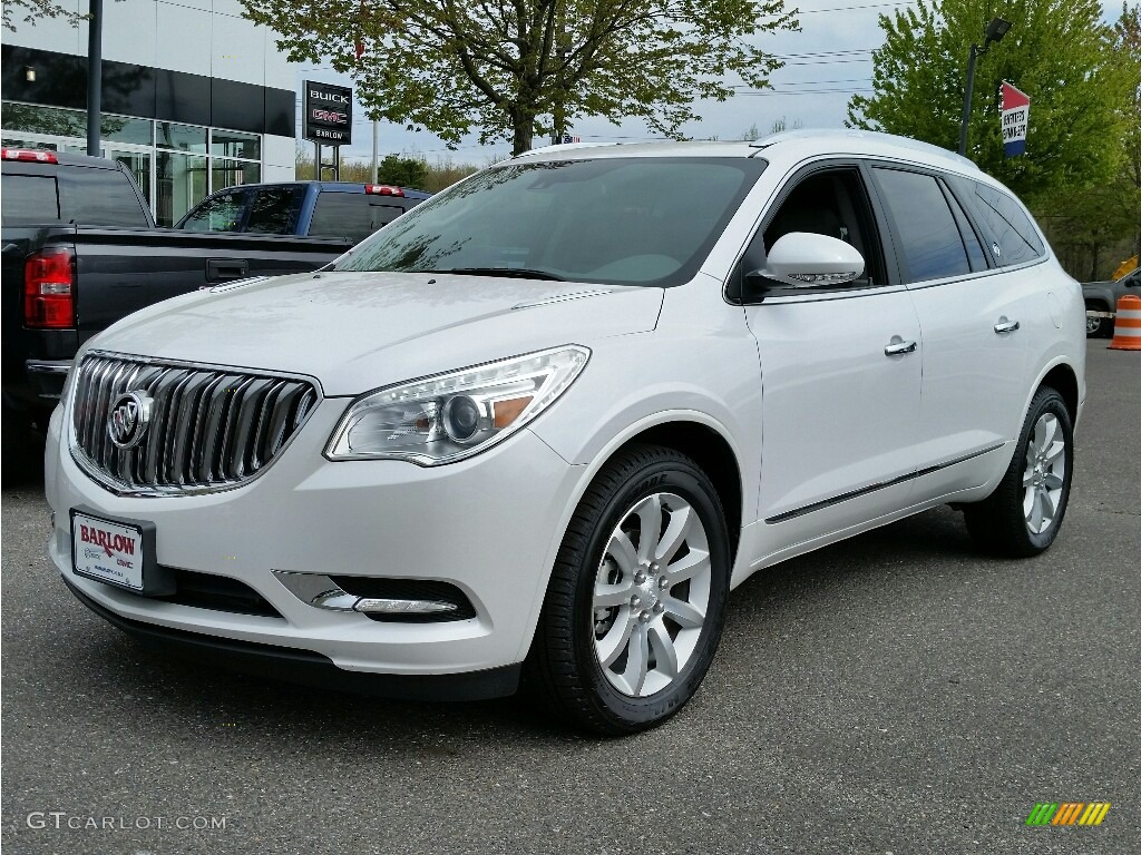 White Frost Tricoat Buick Enclave
