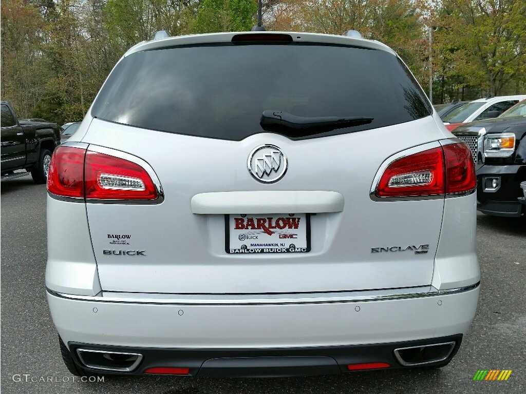 2016 Enclave Premium AWD - White Frost Tricoat / Light Titanium/Dark Titanium photo #5