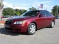 2007 Dark Cherry Red Hyundai Sonata GLS  photo #2