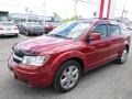 2009 Inferno Red Crystal Pearl Dodge Journey SXT AWD  photo #13