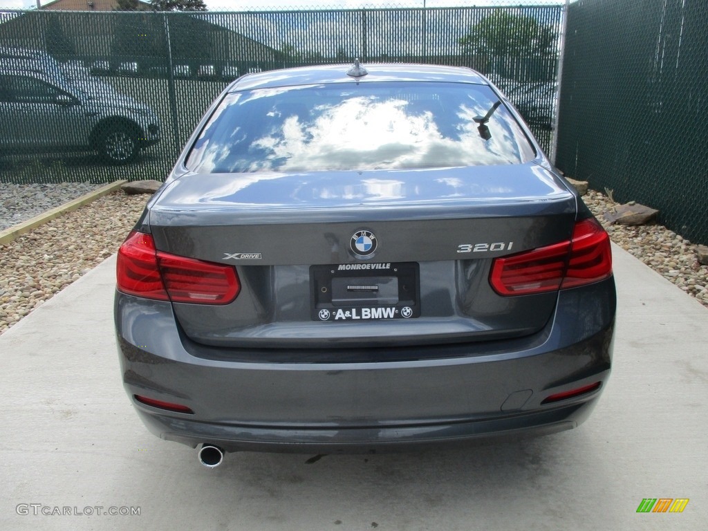 2016 3 Series 320i xDrive Sedan - Mineral Grey Metallic / Black photo #9