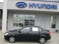 2008 Ebony Black Hyundai Accent GLS Sedan  photo #3