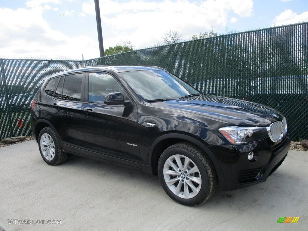 Jet Black 2017 BMW X3 xDrive28i Exterior Photo #112951899