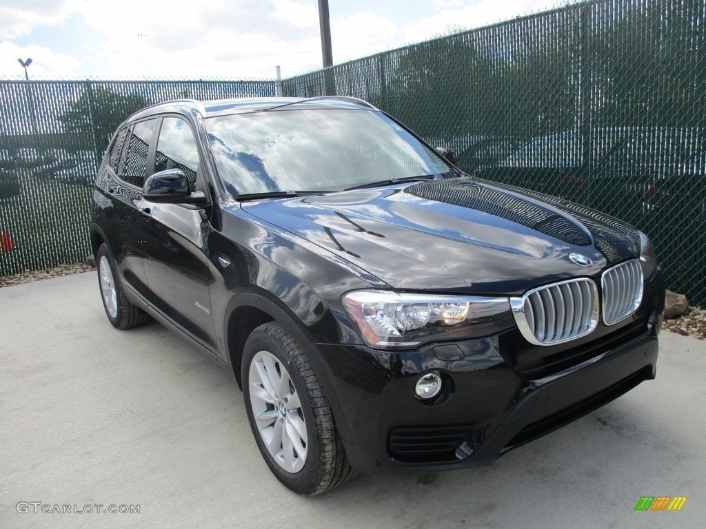 Jet Black 2017 BMW X3 xDrive28i Exterior Photo #112952007