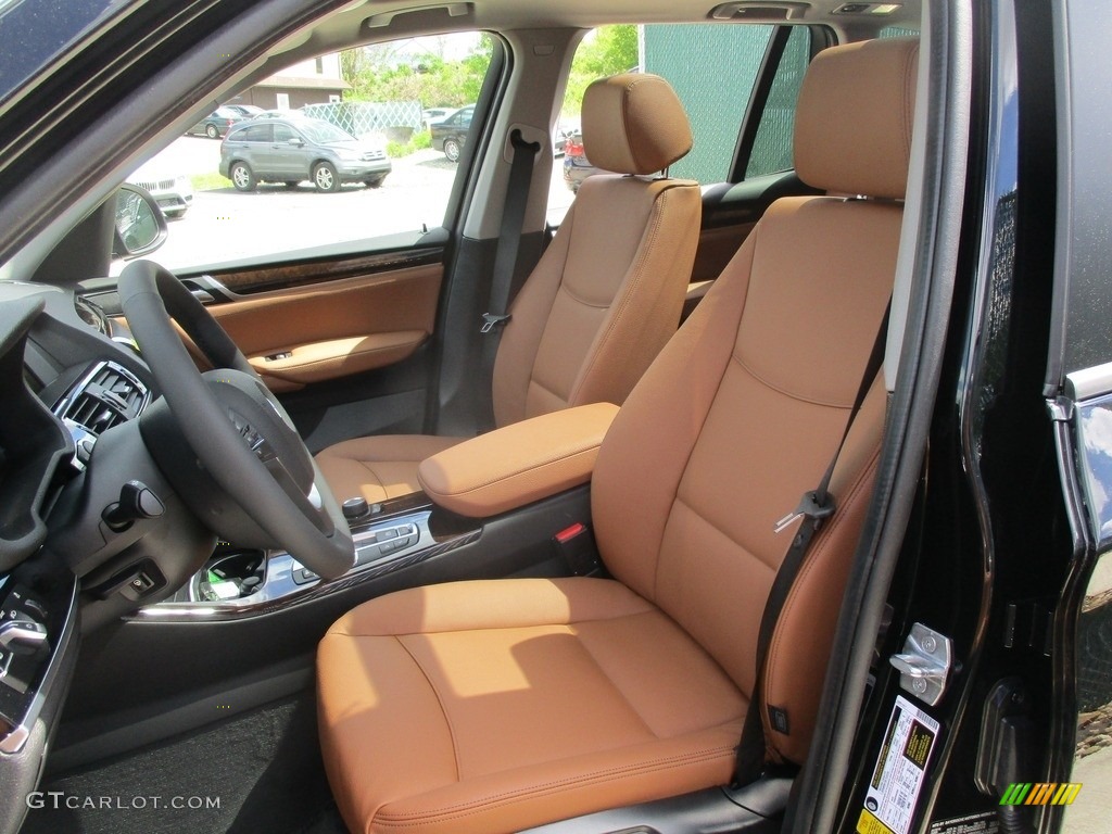 Saddle Brown Interior 2017 BMW X3 xDrive28i Photo #112952202