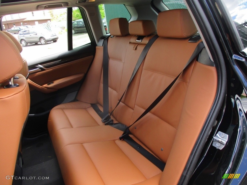 Saddle Brown Interior 2017 BMW X3 xDrive28i Photo #112952229