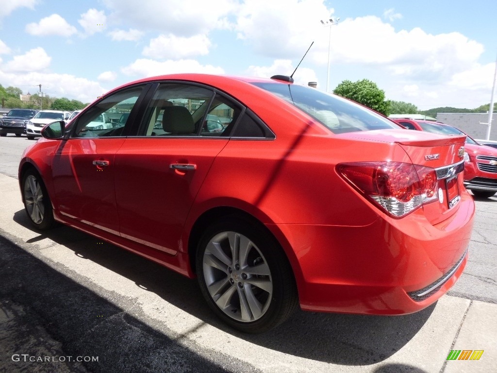 2016 Cruze Limited LTZ - Red Hot / Cocoa/Light Neutral photo #4