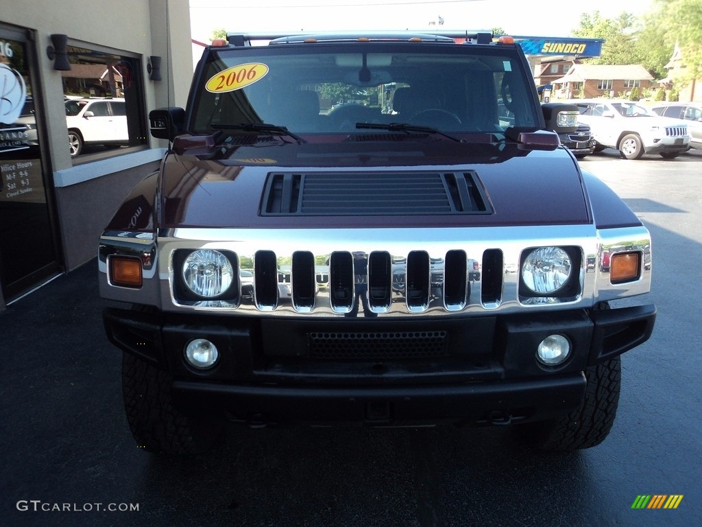 2006 H2 SUV - Twilight Maroon Metallic / Ebony photo #30