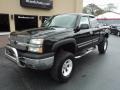 2005 Black Chevrolet Silverado 1500 Z71 Extended Cab 4x4  photo #2