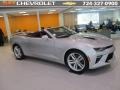 2016 Silver Ice Metallic Chevrolet Camaro SS Convertible  photo #1