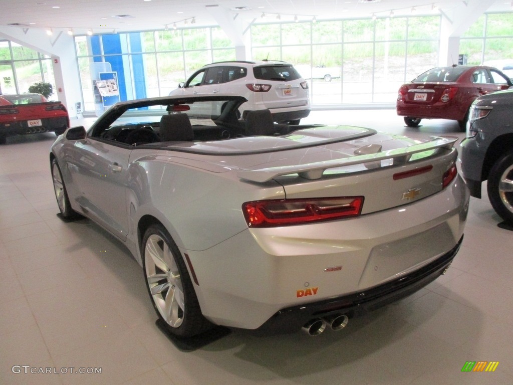 2016 Camaro SS Convertible - Silver Ice Metallic / Adrenaline Red photo #5