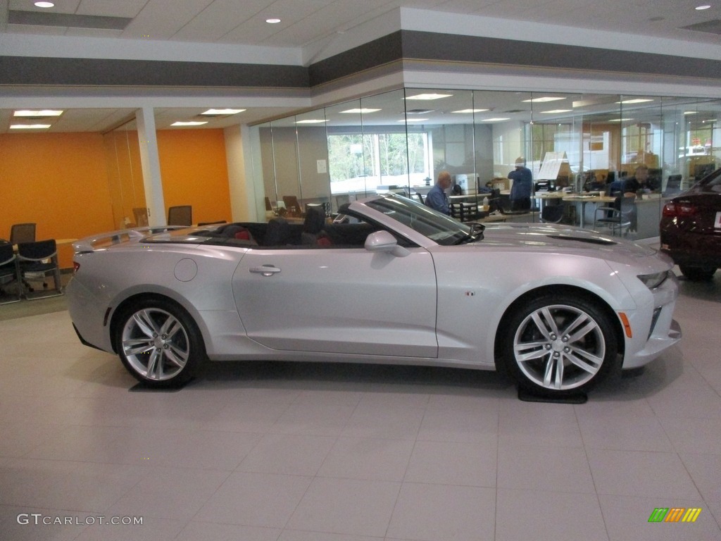 2016 Camaro SS Convertible - Silver Ice Metallic / Adrenaline Red photo #9