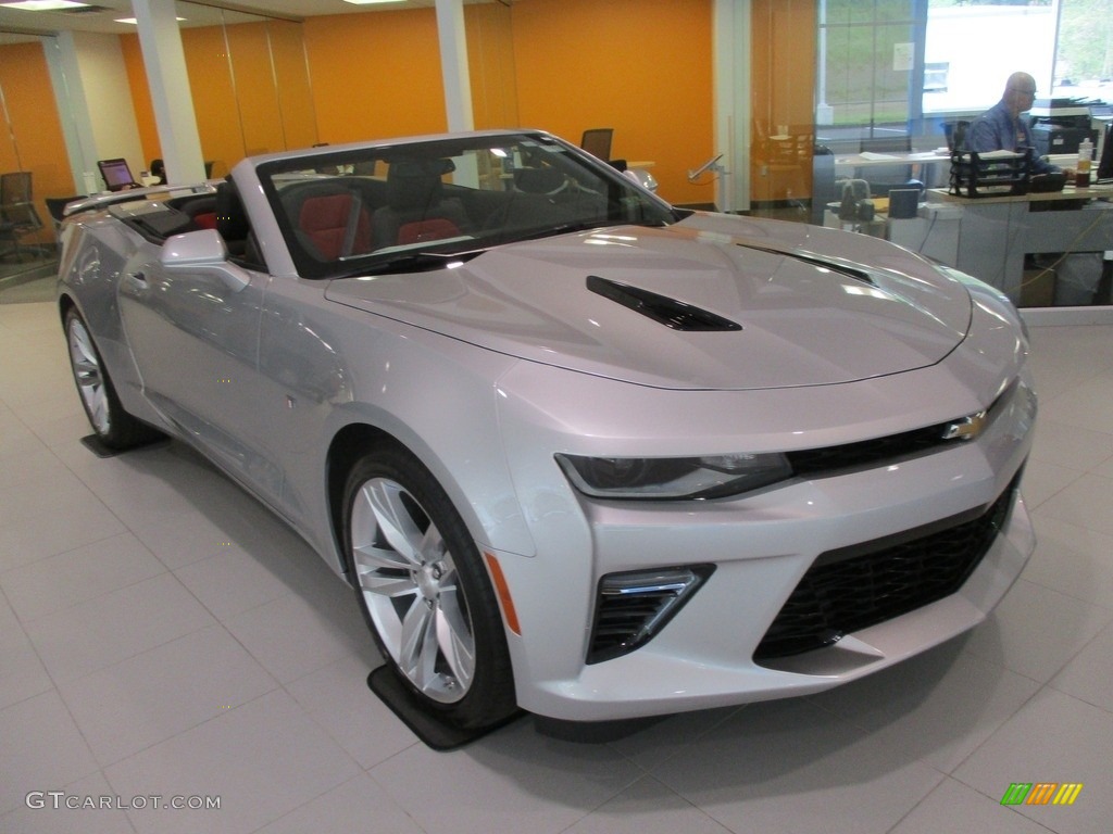 Silver Ice Metallic 2016 Chevrolet Camaro SS Convertible Exterior Photo #112954662