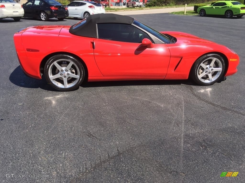 2005 Corvette Convertible - Victory Red / Ebony photo #2