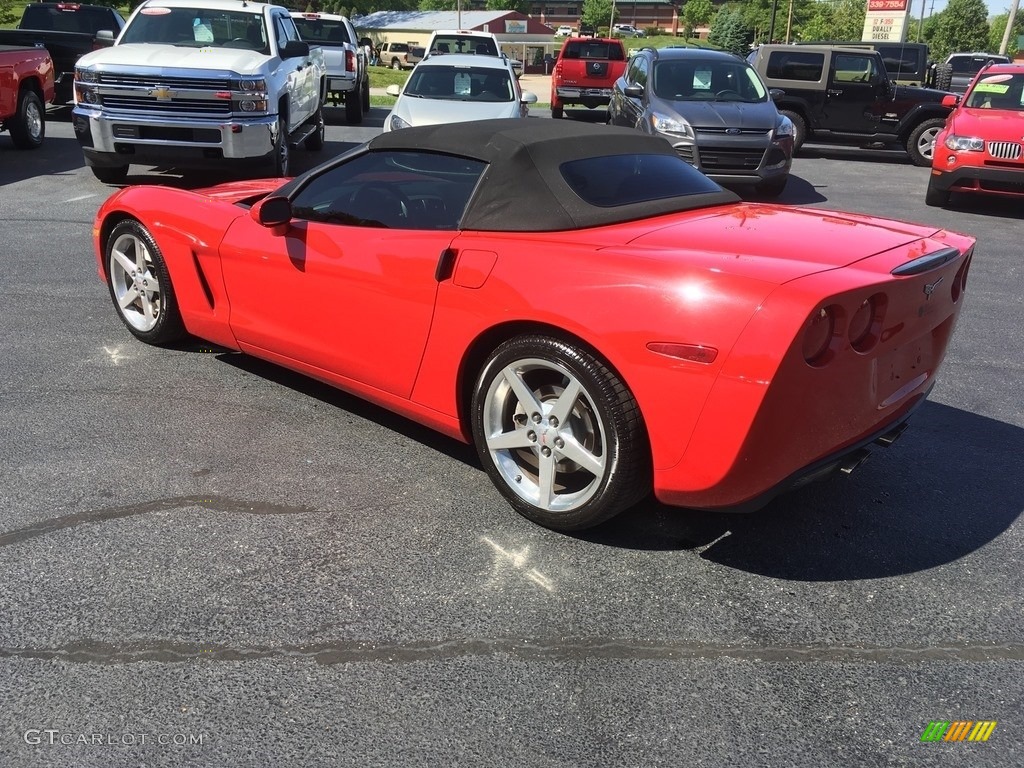 2005 Corvette Convertible - Victory Red / Ebony photo #3