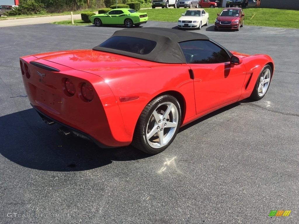 2005 Corvette Convertible - Victory Red / Ebony photo #4