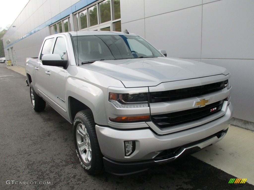 2016 Silverado 1500 LT Crew Cab 4x4 - Silver Ice Metallic / Jet Black photo #9