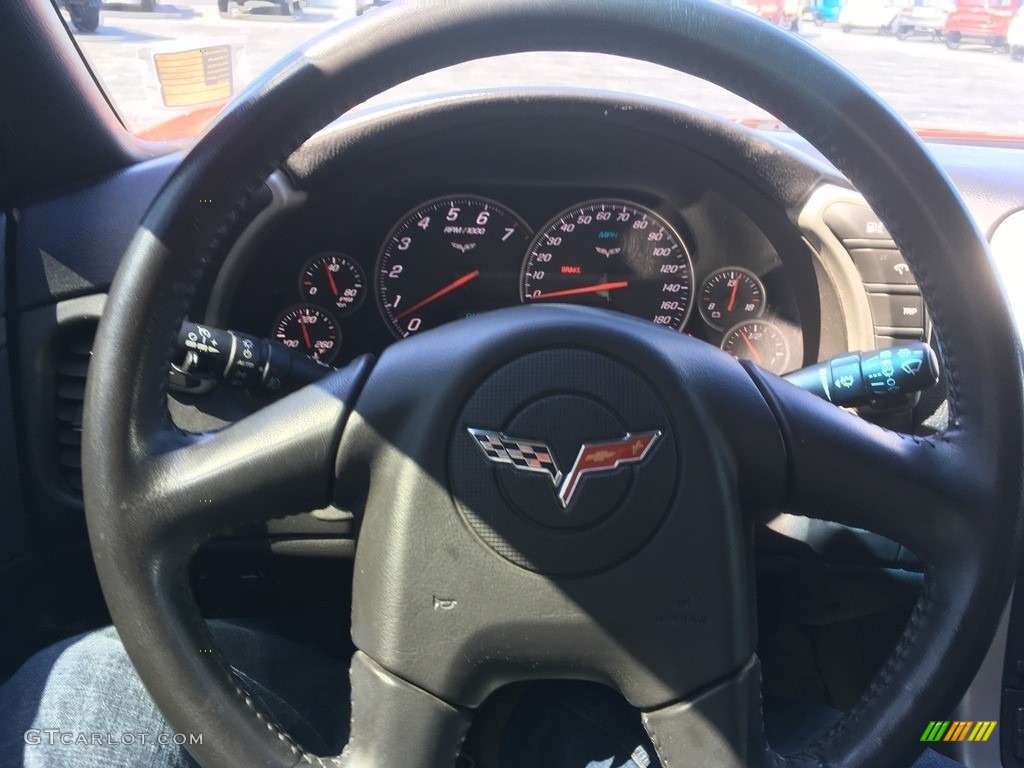 2005 Corvette Convertible - Victory Red / Ebony photo #16