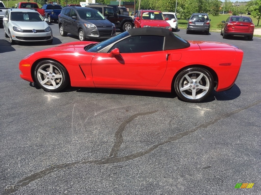 2005 Corvette Convertible - Victory Red / Ebony photo #34