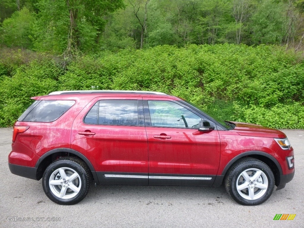 Ruby Red Metallic Tri-Coat Ford Explorer