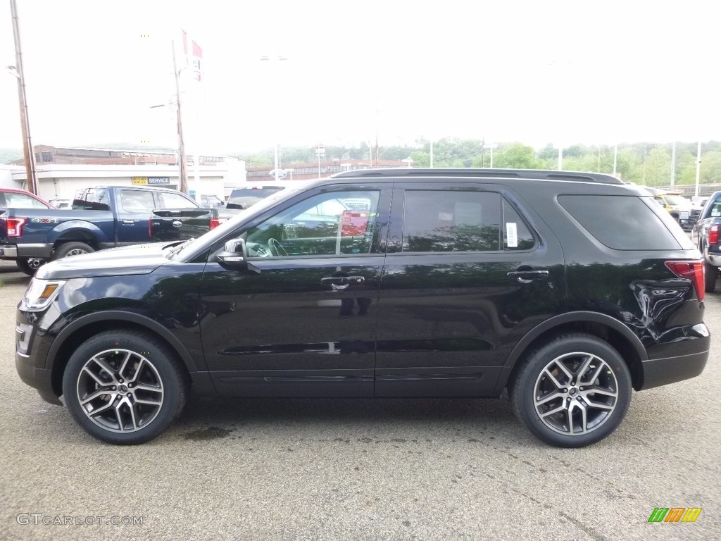 2016 Explorer Sport 4WD - Shadow Black / Ebony Black photo #5