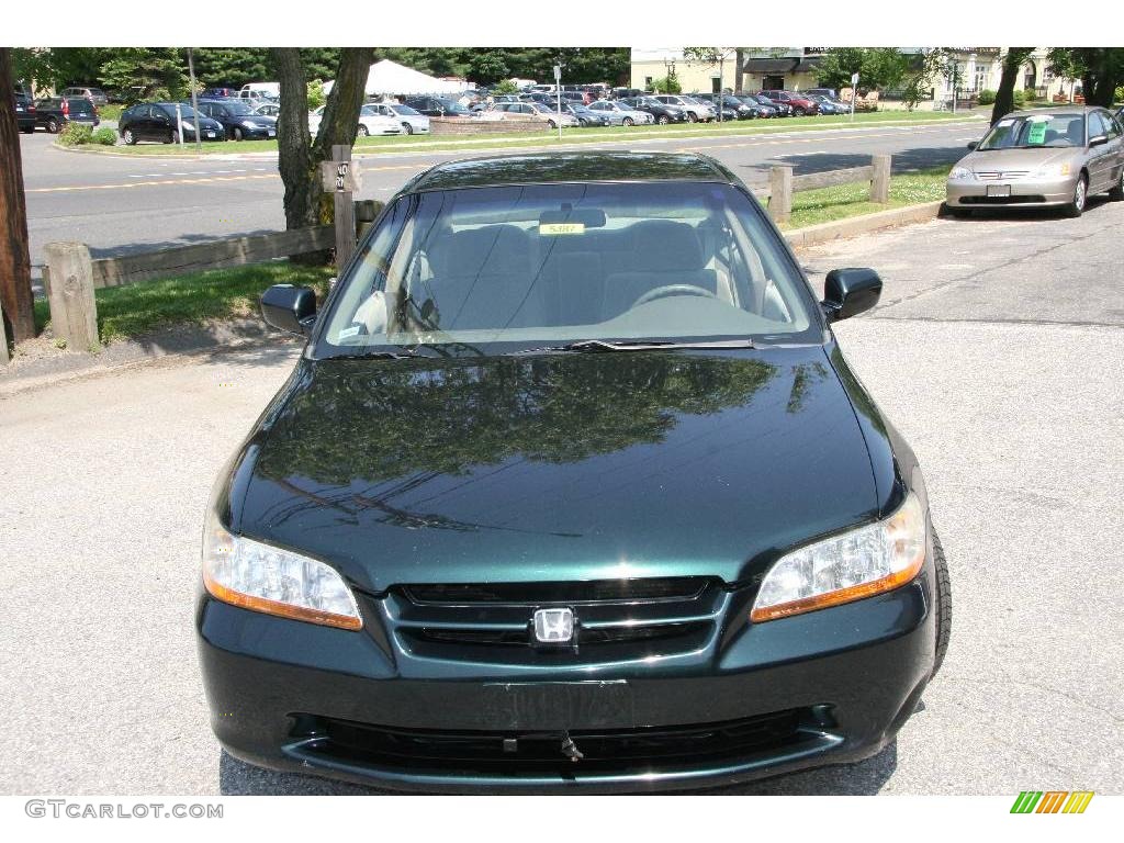 1999 Accord LX Sedan - Dark Emerald Pearl / Ivory photo #2