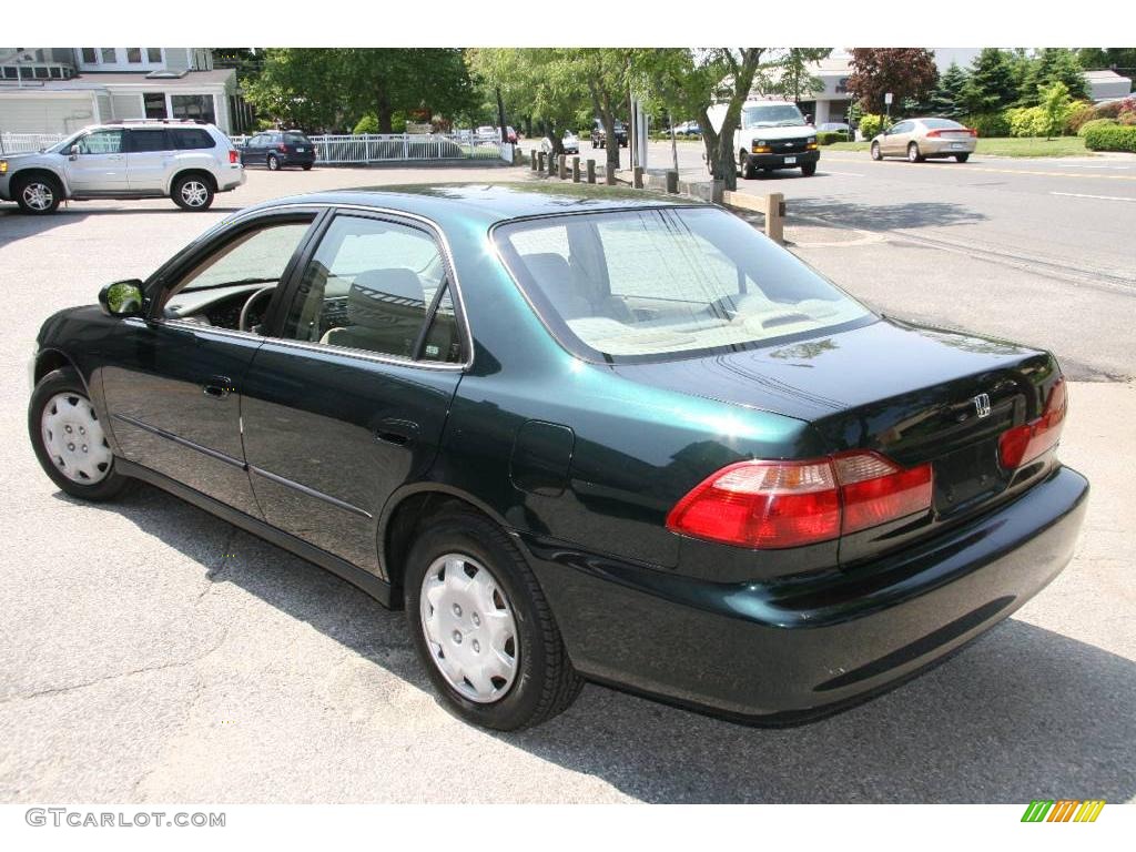 1999 Accord LX Sedan - Dark Emerald Pearl / Ivory photo #8
