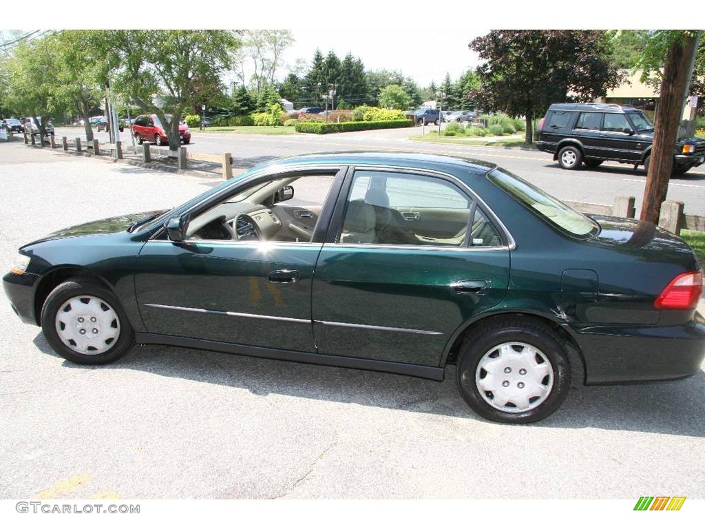 1999 Accord LX Sedan - Dark Emerald Pearl / Ivory photo #9