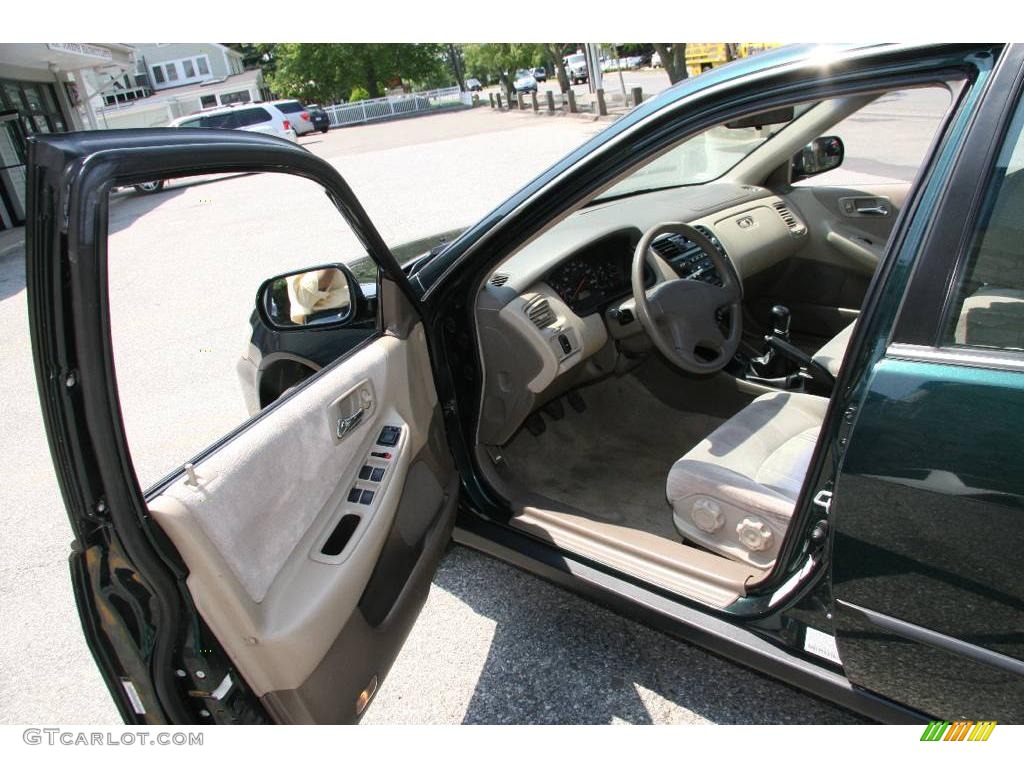 1999 Accord LX Sedan - Dark Emerald Pearl / Ivory photo #10