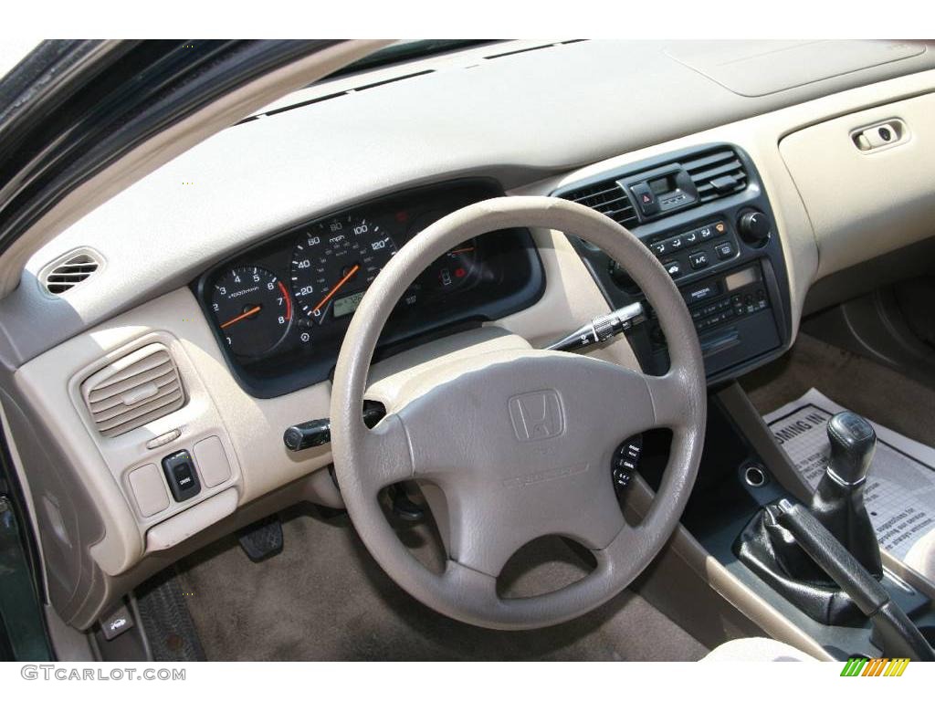 1999 Accord LX Sedan - Dark Emerald Pearl / Ivory photo #11