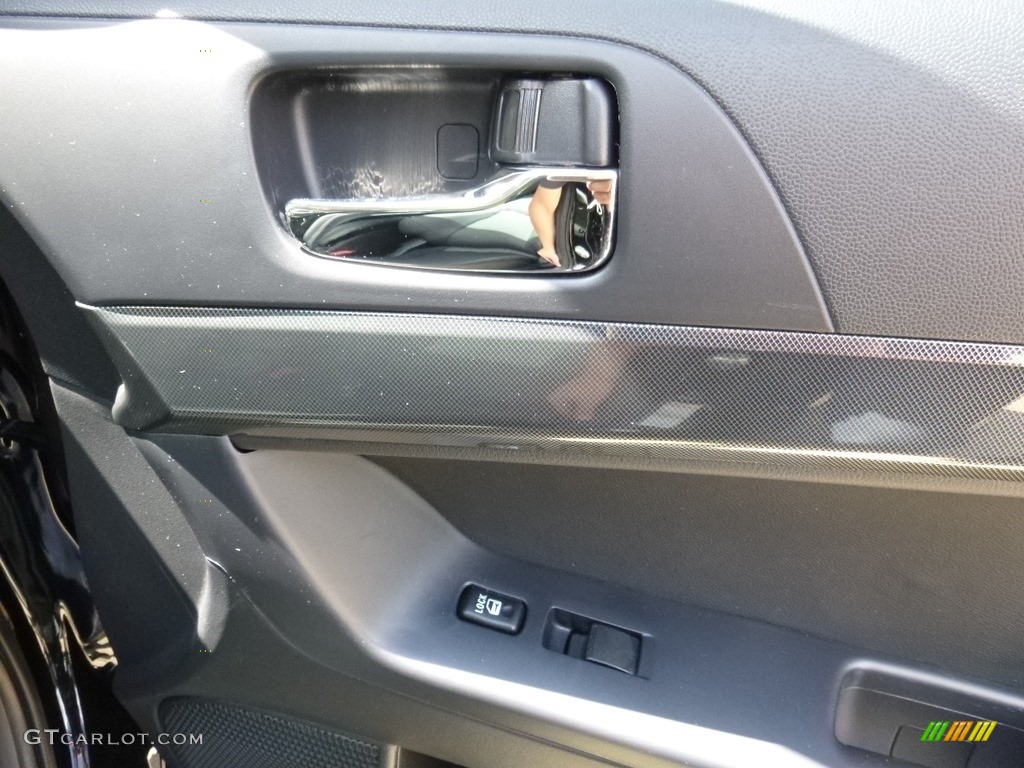 2011 Lancer RALLIART AWD - Tarmac Black Pearl / Black photo #10