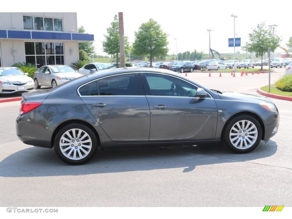 2011 Regal CXL - Granite Gray Metallic / Ebony photo #8