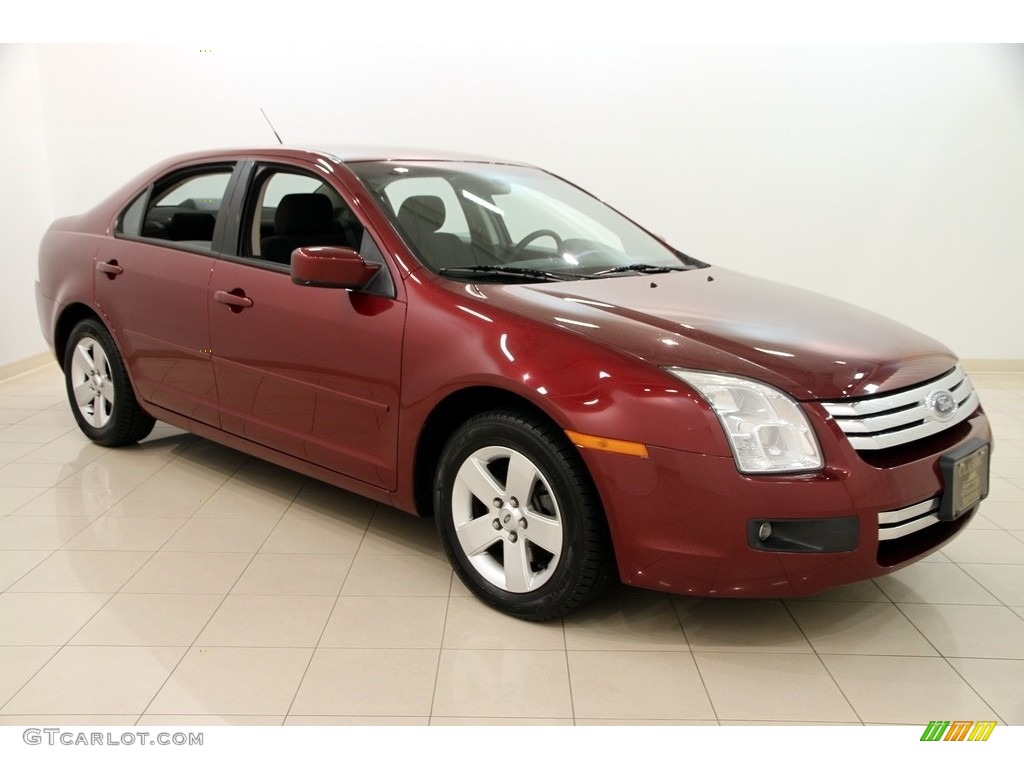 2007 Fusion SE V6 AWD - Merlot Metallic / Charcoal Black photo #1