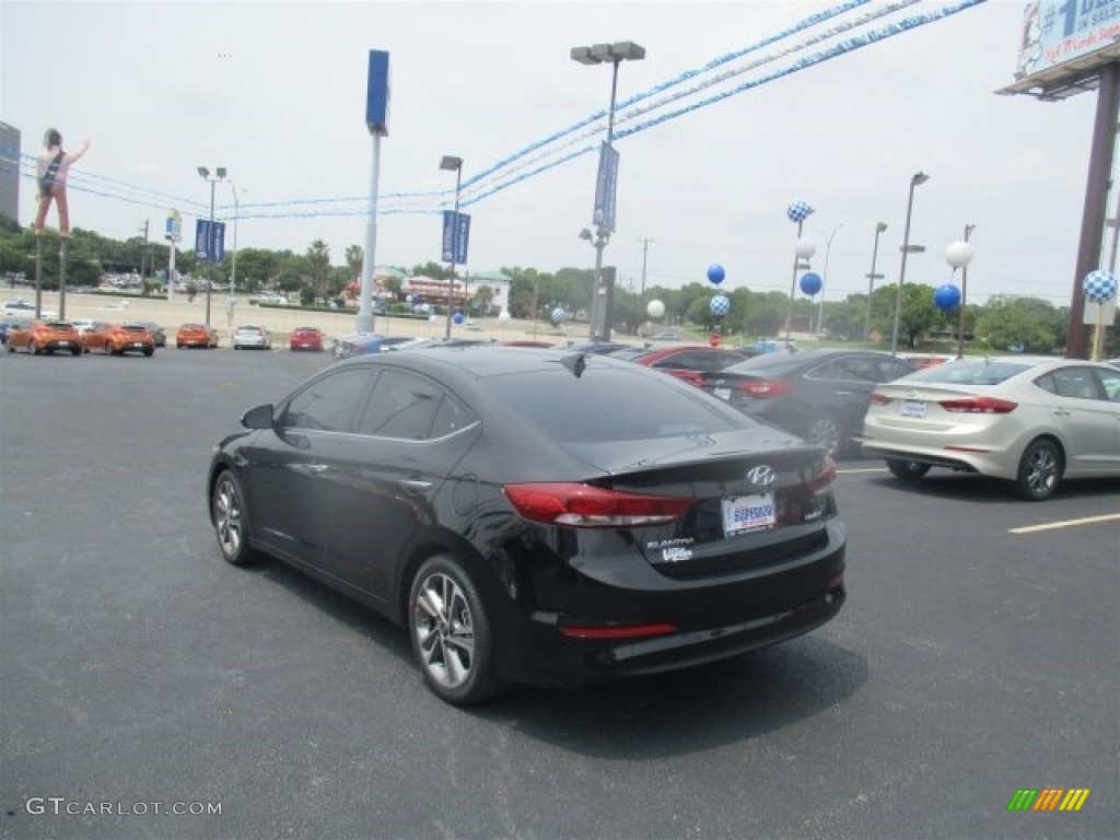 2017 Elantra Limited - Black / Gray photo #5