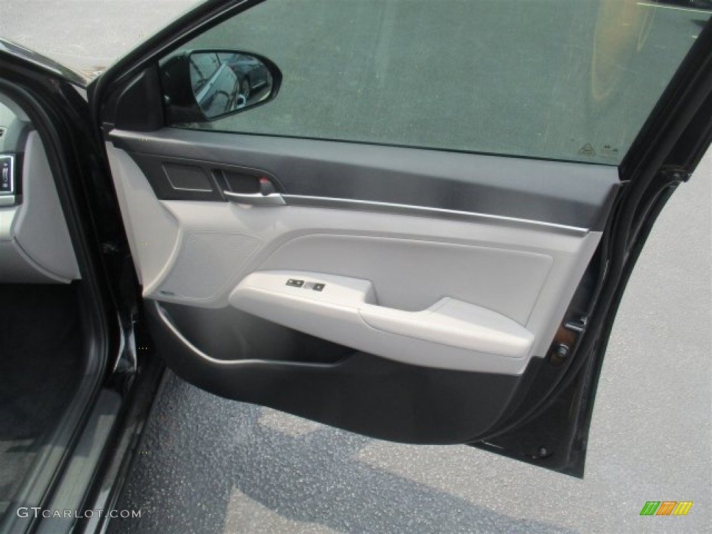2017 Elantra Limited - Black / Gray photo #9