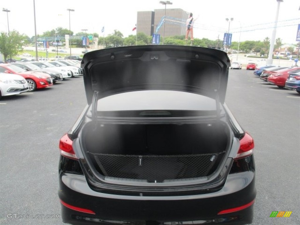 2017 Elantra Limited - Black / Gray photo #15